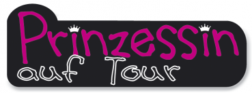 Aufkleber Prinzessin auf Tour